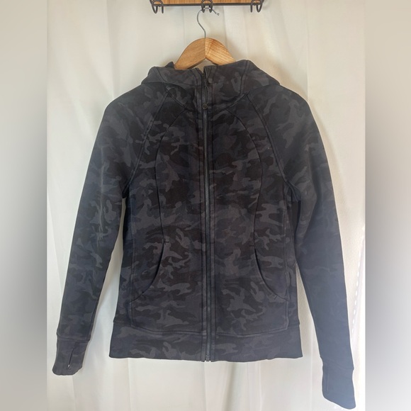 Camouflage scuba Zip-Up Hoodie - Picture 1 of 8